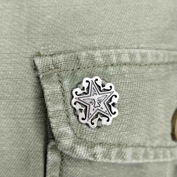 Obey Propaganda Women's XS Military Field Jacket Army Canvas Hip Hop Streetwear - Picture 3 of 8